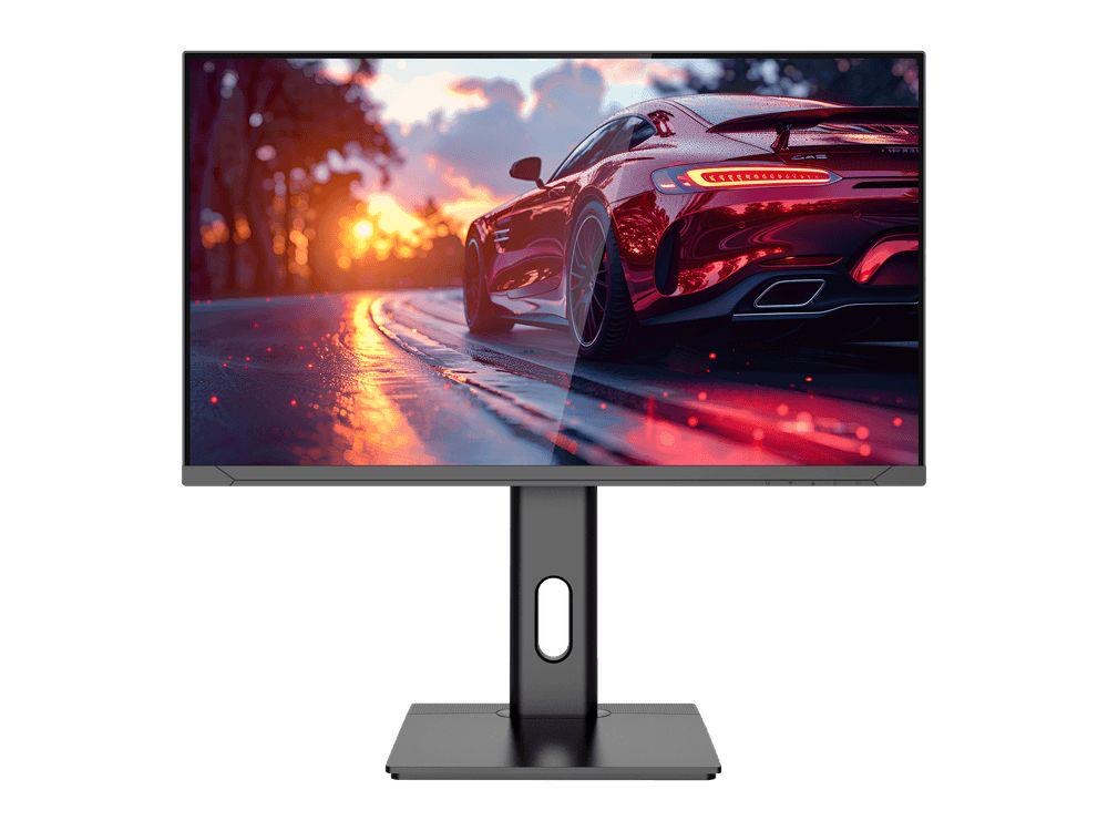 GAMEO F27-180 side profile on height-adjustable stand